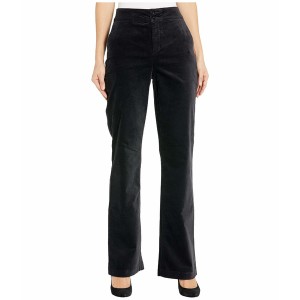 エヌワイディージェイ レディース カジュアルパンツ ボトムス Velvet High-Waist Trouser Pants Black