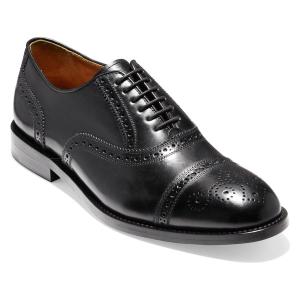 コールハーン メンズ ドレスシューズ シューズ Cole Haan American Classics Kneeland Cap Toe Oxford (Men) Black Leather