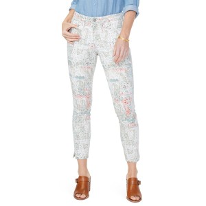 エヌワイディージェイ レディース カジュアルパンツ ボトムス NYDJ Ami Ankle Slit Skinny Jeans (Canyon Clay Paisley Impression) Pais