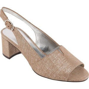 ダイビッドテイト レディース サンダル シューズ Rave Open-Toe Slingback Champagne Metallic Suede