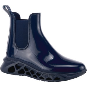 スプリングステップ レディース ブーツ&レインブーツ シューズ Yasmine Waterproof Chelsea Boot Navy PVC