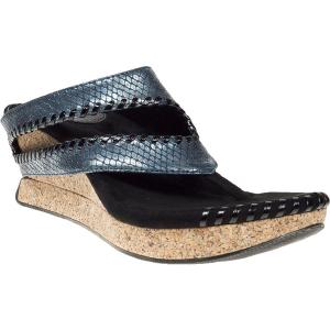 モッドゾリ レディース サンダル シューズ Tita Thong Sandal Blue Metallic Snake/Black