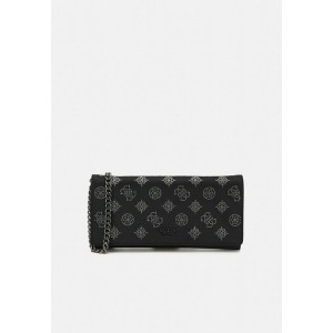 ゲス レディース クラッチバッグ バッグ GILDED GLAMOUR MINI FLAP CLUTC - Clutch - black black