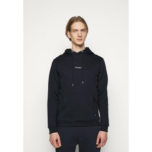 レ ドゥ メンズ パーカー・スウェットシャツ アウター LENS HOODIE - Hoodie - dark navy/white dark navy/white/dark blue