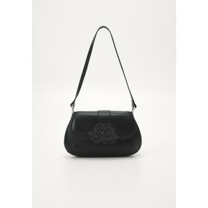 フィオルッチ レディース ショルダーバッグ バッグ MEDIUM PLAQUE BAG  - Across body bag - black black