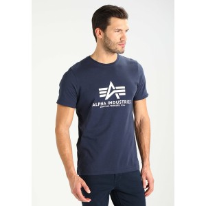 アルファインダストリーズ メンズ Tシャツ トップス Print T-shirt - navy navy/dark blue