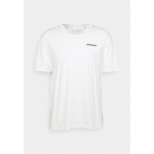 パタゴニア メンズ Tシャツ トップス MISSION  - Print T-shirt - white white