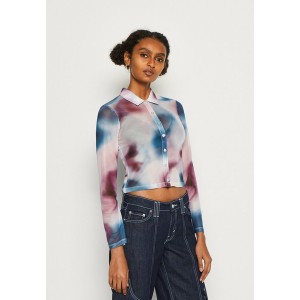 イーブン アンド オド レディース シャツ トップス Button-down blouse - multi-coloured multi-coloured