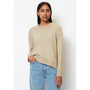 マルコポーロ デニム レディース パーカー・スウェットシャツ アウター CUFF HEM - Jumper - pumice stone pumice stone/beige