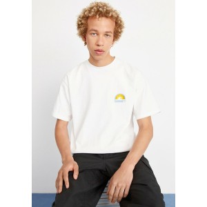 カーハート メンズ Tシャツ トップス ASPEN  - Print T-shirt - white white/off-white