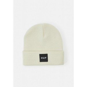 ハフ レディース 帽子 アクセサリー ESSENTIALS BOX LOGO BEANIE UNISEX - Beanie - natural natural/off-white