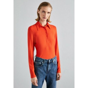 フィリッパコー レディース Tシャツ トップス SHINY BUTTON - Long sleeved top - red orange red orange/red