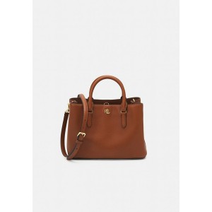 ラルフローレン レディース ハンドバッグ バッグ MARCY SATCHEL SMALL - Handbag - tan tan