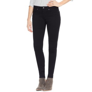 ヴィンスカムート レディース デニムパンツ ボトムス Black Denim Skinny Jeans JET BLACK