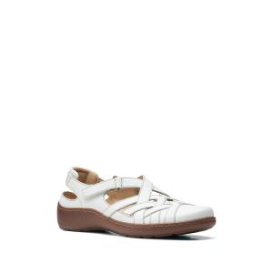 クラークス レディース サンダル シューズ Cora Dream Leather Sandal - Multiple Widths Available WHITE LEAT