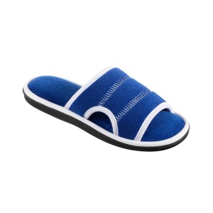アイソトナー レディース サンダル シューズ Isotoner Women's Microterry Vented Slide Slippers Sapphire