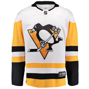 ナイキ メンズ ユニフォーム トップス Men's Pittsburgh Penguins Breakaway Jersey White