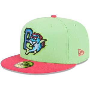 ニューエラ メンズ 帽子 アクセサリー Pensacola Blue Wahoos New Era Theme Nights Pensacola Mullets Alternate 2 59FIFTY Fitted Hat 