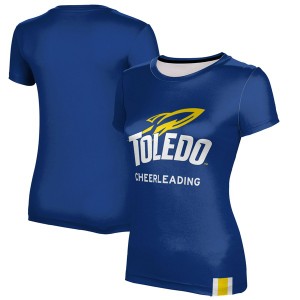 プロスフィア レディース Tシャツ トップス Toledo Rockets Women's Cheerleading TShirt Blue