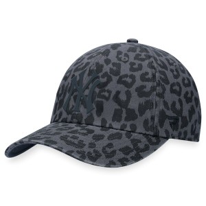 ファナティクス レディース 帽子 アクセサリー New York Yankees Fanatics Branded Women's LeopardAdjustable Hat Black