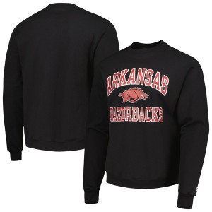 チャンピオン メンズ パーカー・スウェットシャツ アウター Arkansas Razorbacks Champion High Motor Pullover Sweatshirt Black