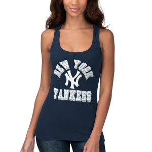 カールバンクス レディース Tシャツ トップス New York Yankees GIII 4Her by Carl Banks Women's PreSeason Tank Top Navy