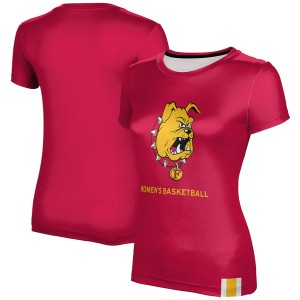 プロスフィア レディース Tシャツ トップス Ferris State Bulldogs Women's Basketball Women's TShirt Crimson