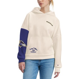 トミー ヒルフィガー レディース パーカー・スウェットシャツ アウター Baltimore Ravens Tommy Hilfiger Women's Harriet Pullover Hood