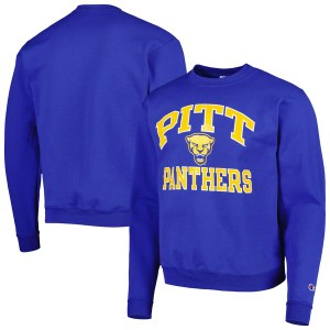 チャンピオン メンズ パーカー・スウェットシャツ アウター Pitt Panthers Champion High Motor Pullover Sweatshirt Royal