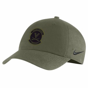 ナイキ メンズ 帽子 アクセサリー Virginia Cavaliers Nike Military Pack Heritage86 Adjustable Hat Olive