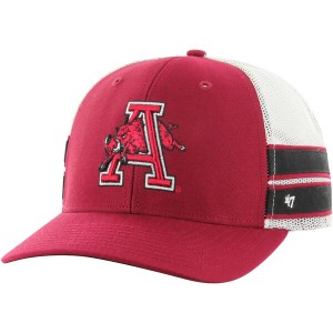 フォーティーセブン メンズ 帽子 アクセサリー Arkansas Razorbacks '47 Straight Eight Adjustable Trucker Hat Cardinal