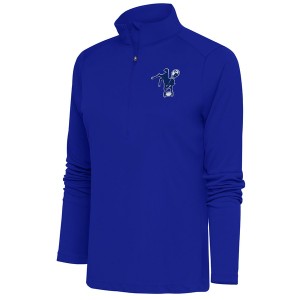 アンティグア レディース パーカー・スウェットシャツ アウター Indianapolis Colts Antigua Women's Throwback Logo Tribute HalfZip Pu