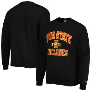 チャンピオン メンズ パーカー・スウェットシャツ アウター Iowa State Cyclones Champion High Motor Pullover Sweatshirt Black