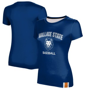 プロスフィア レディース Tシャツ トップス Wallace State Lions Women's Baseball TShirt Blue