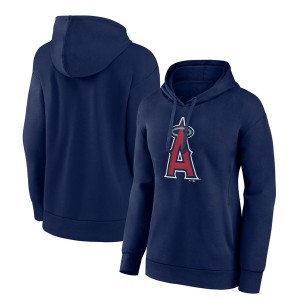 ファナティクス レディース パーカー・スウェットシャツ アウター Los Angeles Angels Fanatics Branded Women's Logo Pullover Hoodie N