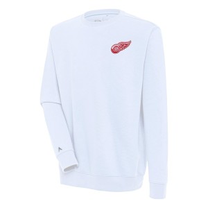 アンティグア メンズ パーカー・スウェットシャツ アウター Detroit Red Wings Antigua Victory Pullover Sweatshirt White