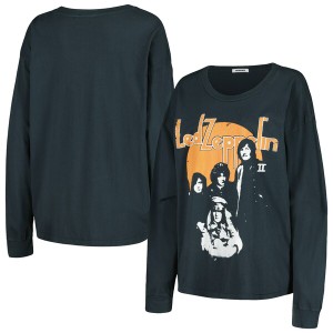 デイドリーマー レディース Tシャツ トップス Led Zeppelin Daydreamer Women's Portrait Merch Long Sleeve TShirt Black