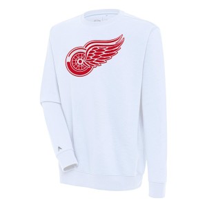 アンティグア メンズ パーカー・スウェットシャツ アウター Detroit Red Wings Antigua Victory Pullover Sweatshirt White