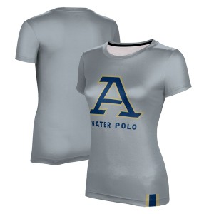 プロスフィア レディース Tシャツ トップス Akron Zips ProSphere Women's Water Polo Logo TShirt Gray