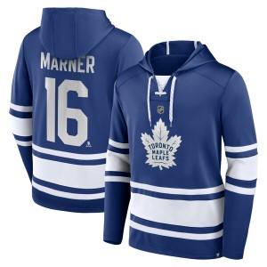 ファナティクス メンズ パーカー・スウェットシャツ アウター Mitch Marner Toronto Maple Leafs Fanatics Branded Name & Number LaceUp
