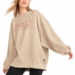 ダナキャラン レディース Tシャツ トップス Chicago Bulls DKNY Sport Women's Daisy Tunic Oversized Pullover Sweatshirt Gold