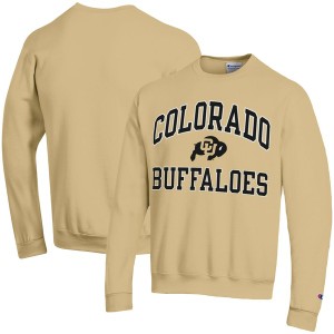 チャンピオン メンズ パーカー・スウェットシャツ アウター Colorado Buffaloes Champion High Motor Pullover Sweatshirt Gold