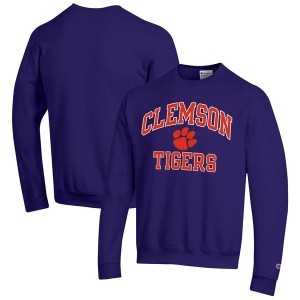 チャンピオン メンズ パーカー・スウェットシャツ アウター Clemson Tigers Champion High Motor Pullover Sweatshirt Purple