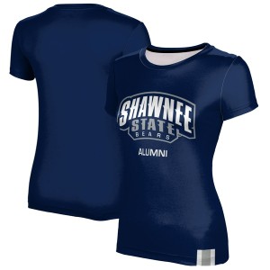 プロスフィア レディース Tシャツ トップス Shawnee State Bears Women's Alumni TShirt Navy