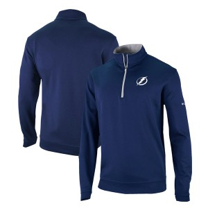 コロンビア メンズ パーカー・スウェットシャツ アウター Tampa Bay Lightning Columbia OmniWick Wickhams Hills HalfZip Pullover Top 