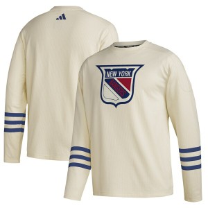 アディダス メンズ パーカー・スウェットシャツ アウター New York Rangers adidas AEROREADYPullover Sweater Khaki