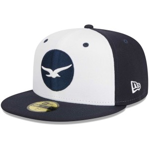 ニューエラ メンズ 帽子 アクセサリー Pensacola Blue Wahoos New Era Theme Nights Pensacola Seagulls  59FIFTY Fitted Hat White