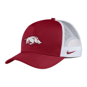 ナイキ メンズ 帽子 アクセサリー Arkansas Razorbacks Nike Classic99 Trucker Adjustable Hat Cardinal