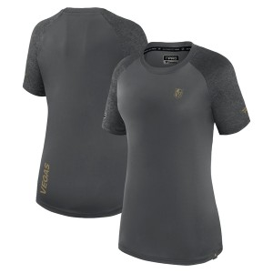 ファナティクス レディース Tシャツ トップス Vegas Golden Knights Fanatics Branded Women's Authentic Pro Tech TShirt Gray