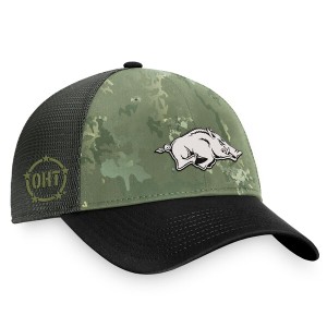 トップ・オブ・ザ・ワールド メンズ 帽子 アクセサリー Arkansas Razorbacks Top of the World OHT Military Appreciation Unit Trucker 